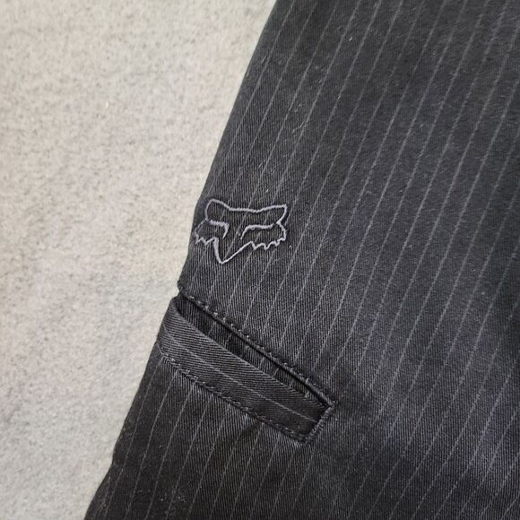 Fox Racing Chino Short Mens 36 Regular Fit Mid Rise Pockets Striped - Picture 3 of 10